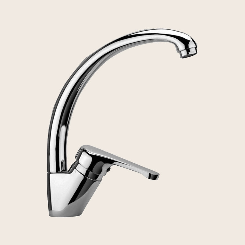 Paffoni nettuno nt181 miscelatore lavello con canna alta cromo