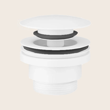 Paffoni piletta scarico click clack 60 mm universale bianco opaco