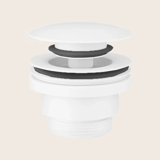 Paffoni piletta scarico click clack 60 mm universale bianco opaco