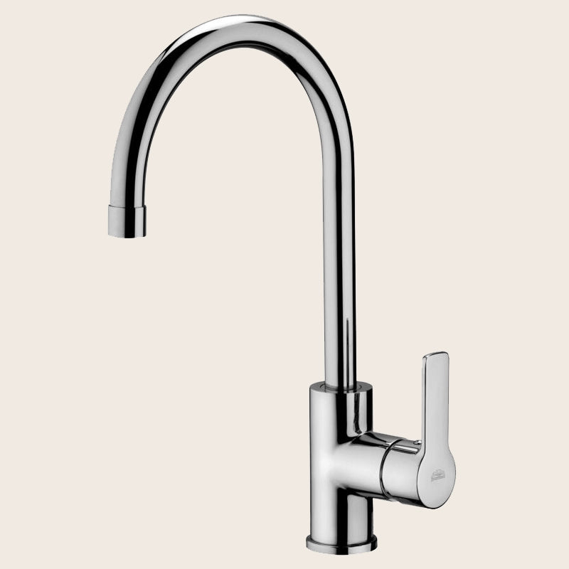 Paffoni red red180 miscelatore lavello cucina monocomando cromo