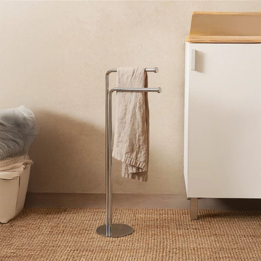 Piantana portasciugamani in acciaio cromato KeyB