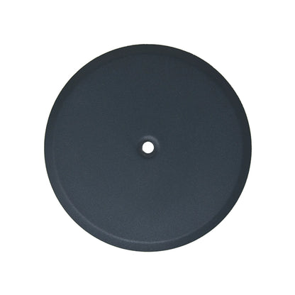 Piattello 14 cm tappo pozzetto antracite sabbiato