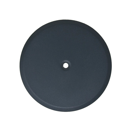 Piattello 14 cm tappo pozzetto antracite sabbiato