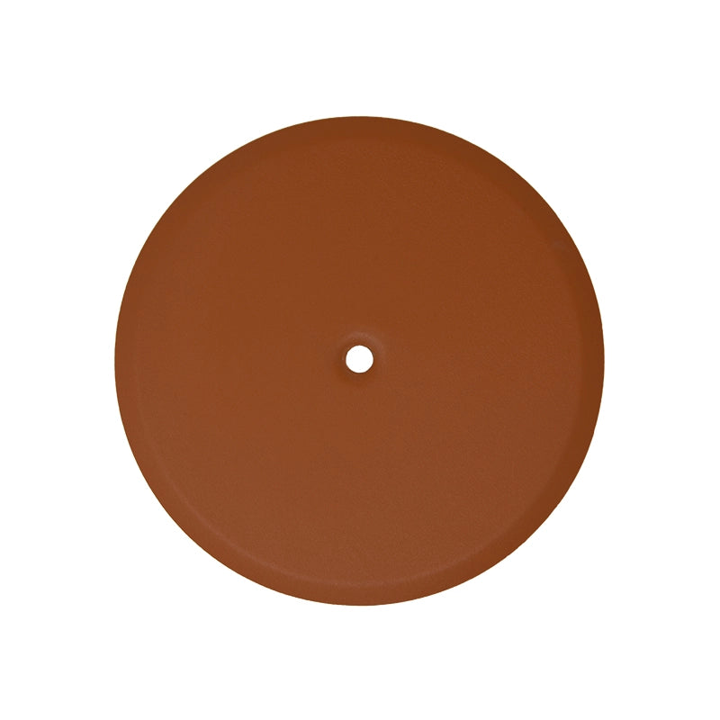 Piattello 14 cm tappo pozzetto arancio sabbiato