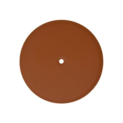 Piattello 14 cm tappo pozzetto arancio sabbiato