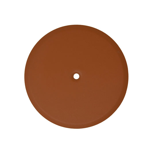 Piattello 14 cm tappo pozzetto arancio sabbiato