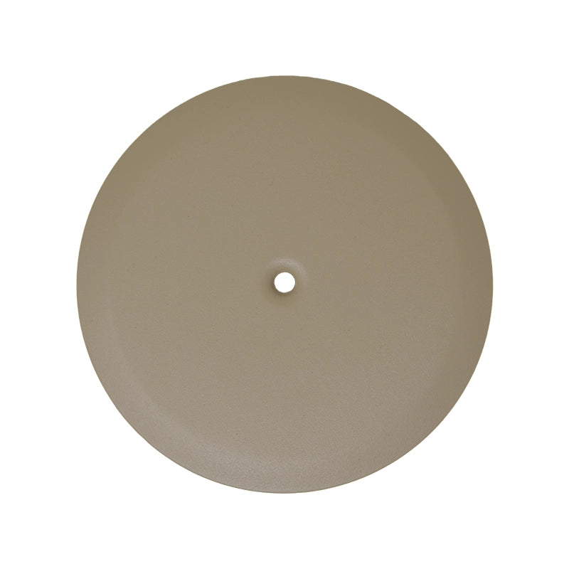 Piattello 14 cm tappo pozzetto beige sabbiato