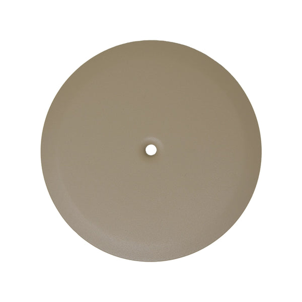 Piattello 14 cm tappo pozzetto beige sabbiato