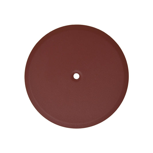 Piattello 14 cm tappo pozzetto bordeaux sabbiato