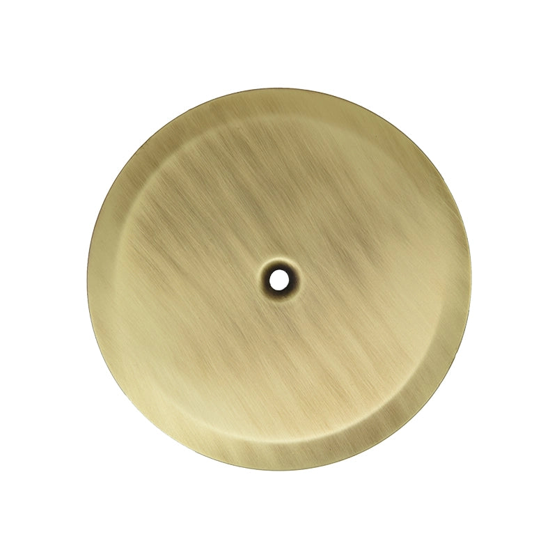 Piattello 14 cm tappo pozzetto bronzo satinato