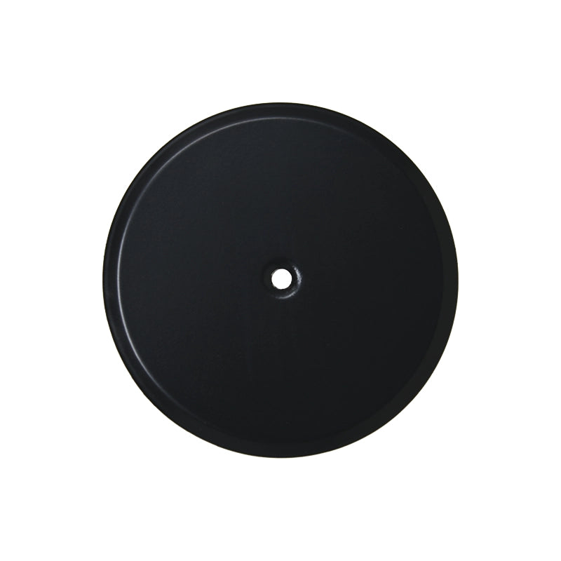 Piattello 14 cm tappo pozzetto nero opaco