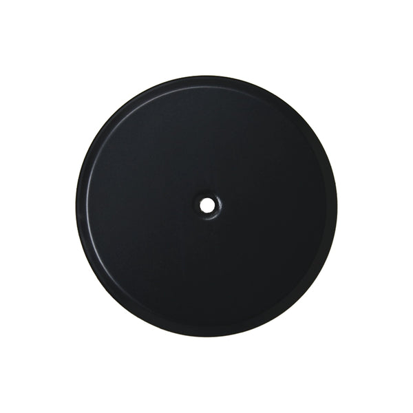 Piattello 14 cm tappo pozzetto nero opaco