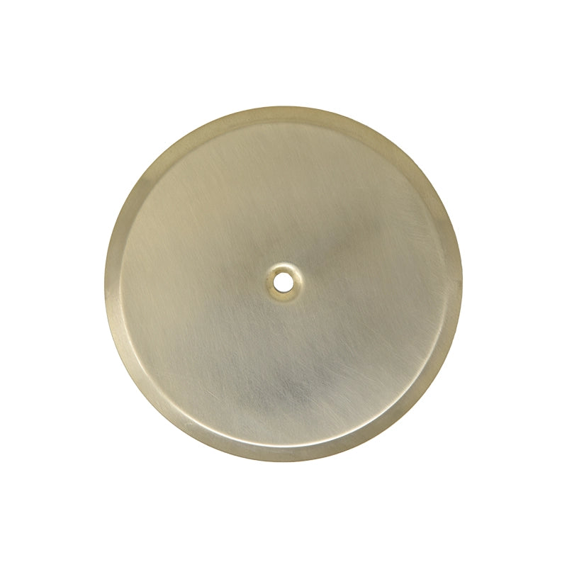 Piattello 14 cm tappo pozzetto oro verde spazzolato