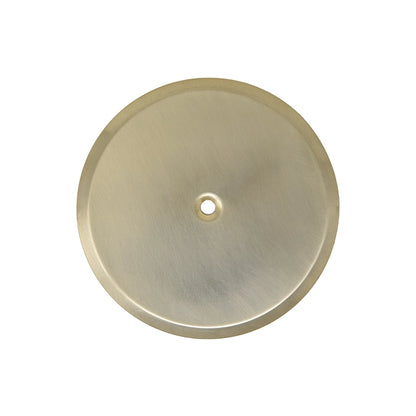 Piattello 14 cm tappo pozzetto oro verde spazzolato