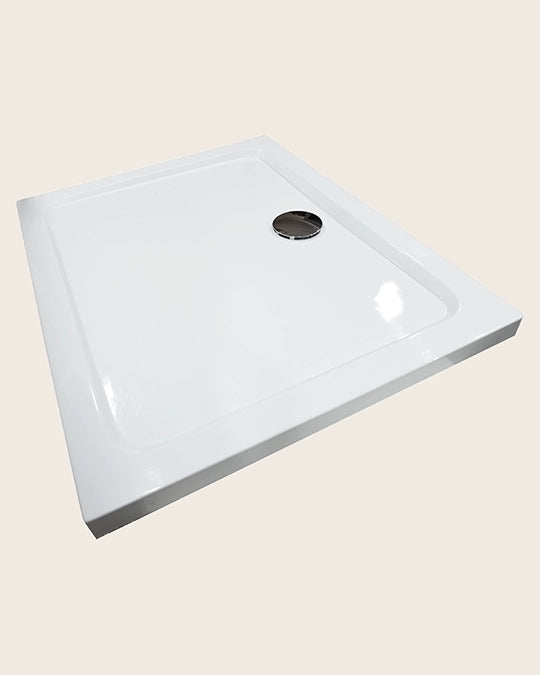 Piatto Doccia 160x80 in acrilico bianco lucido Con Piletta Olympos
