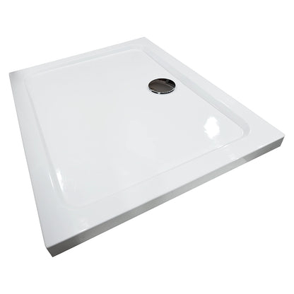 Piatto Doccia 70x90 in acrilico Raincril Con Piletta Bianco lucido Olympos