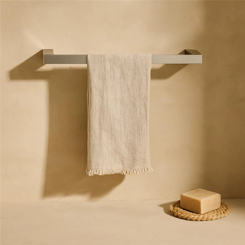 Porta asciugamani 35 cm in alluminio argento Sky