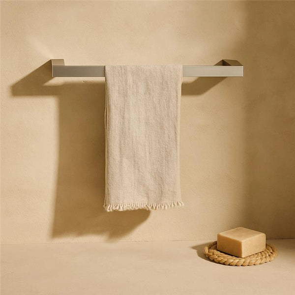 Porta asciugamani 35 cm in alluminio argento Sky