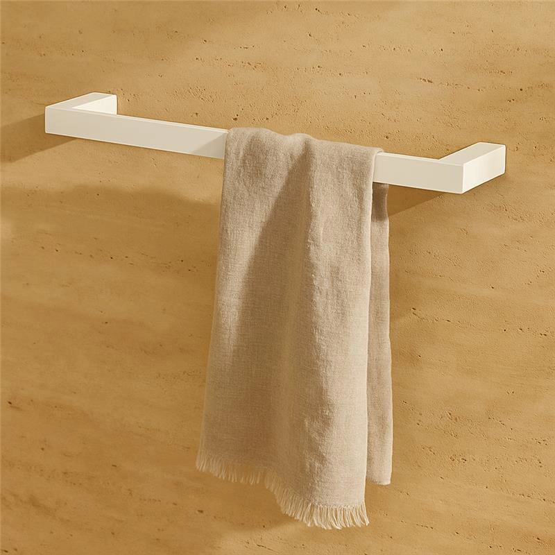 Porta asciugamani 35 cm in alluminio bianco Sky