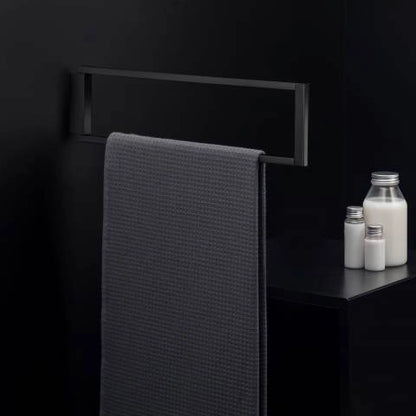 Porta asciugamani 40 cm a Snodo Nero Satinato The Grid 2683674 cosmic
