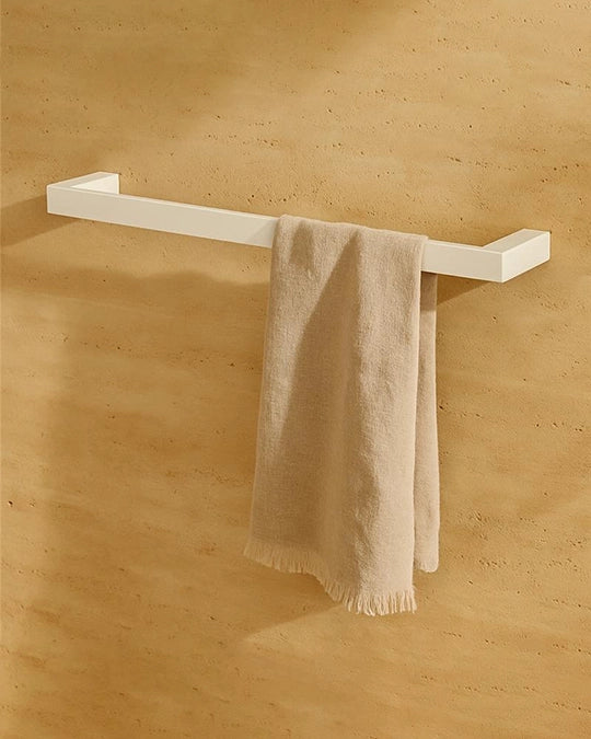 Porta asciugamani 45 cm in alluminio bianco Sky