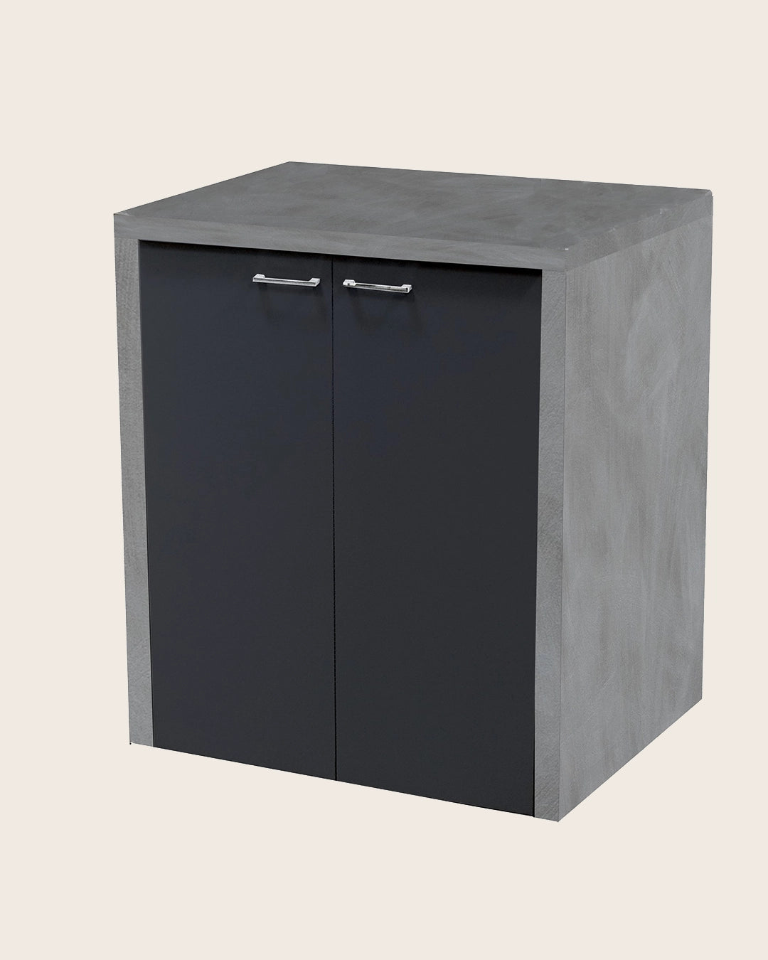 Porta lavatrice asciugatrice 78,5x65 Ada con ante H 91 grigio opaco spatolato – Exagonshop