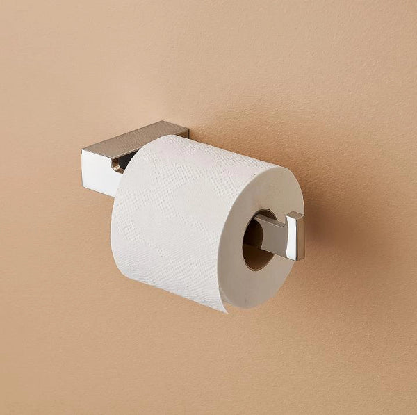 Porta rotolo in alluminio argento Sky