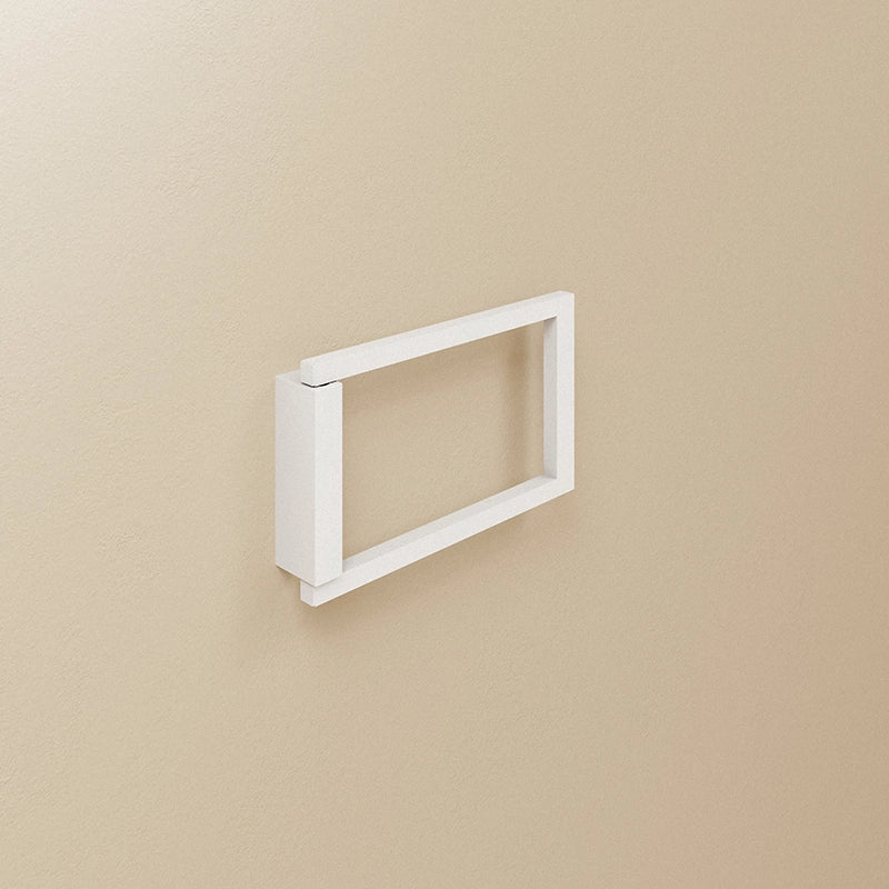 Portasalviette 20 cm ad Anello bianco Satinato The Grid 2686571 Cosmic