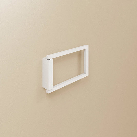 Portasalviette 20 cm ad Anello bianco Satinato The Grid 2686571 Cosmic