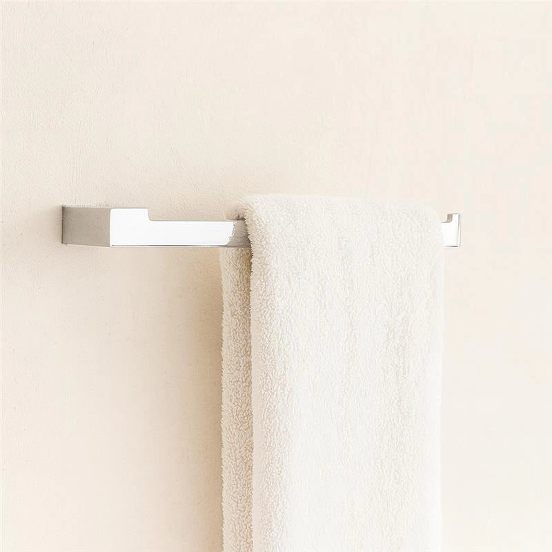 Porta salviette in alluminio argento Sky