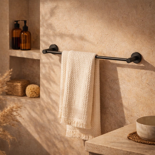 Portasciugamani 40 cm nero opaco Minimal