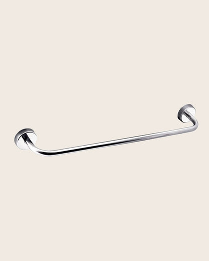 Portasciugamani 50 cm In Acciaio Inox Cromato New Line N3 montato a parete, vista del design e della finitura - Exagonshop