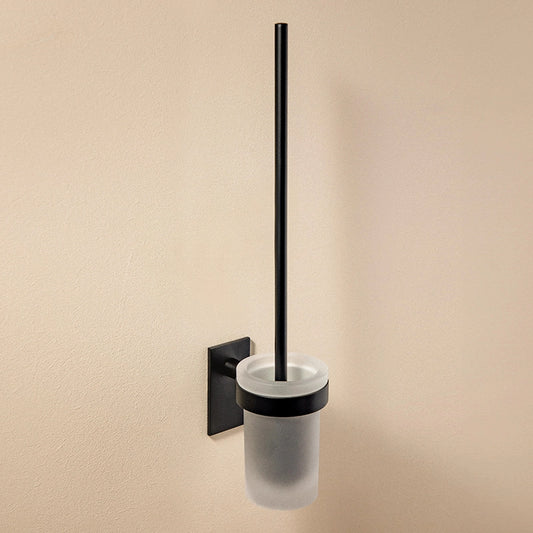 Portascopino a muro Nero Satinato Cosmic Stick 2763601