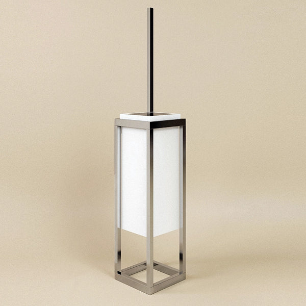 Portascopino a pavimento e a muro Cromo Bianco The Grid 2680100 Cosmic