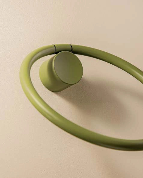 Portsasciugamani ad anello a muro olive Geyser WJC277A0071089 Cosmic