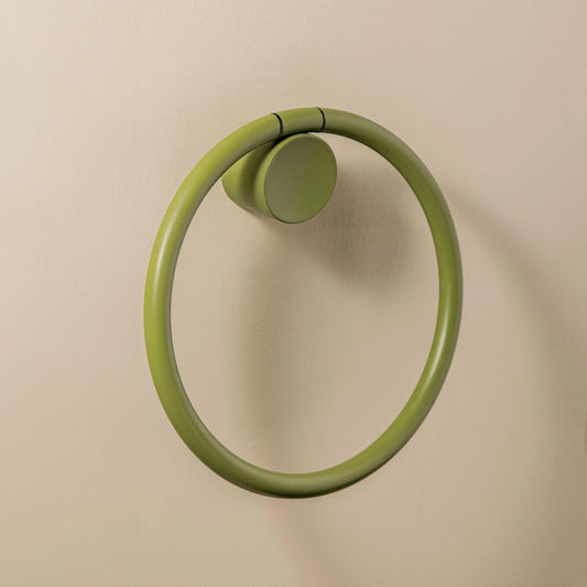 Portsasciugamani ad anello a muro olive Geyser WJC277A0071089 Cosmic