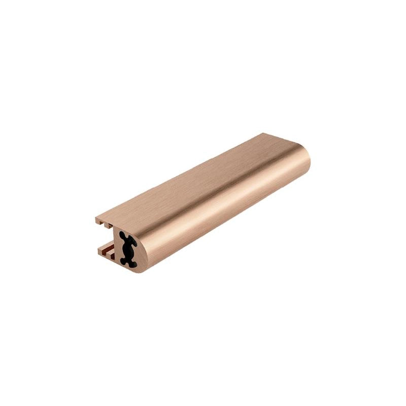 Relax Calamo 80x80 box doccia scorrevole 6 mm H 200 oro rosa in bagno completo, vista d'insieme dell'ambiente
