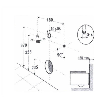 Sanitari sospesi salva spazio Linea Emme scarico a vortice sedile soft close