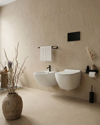 Sanitari sospesi salva spazio rimless ceramica bianco Linea Zeta small