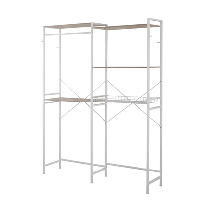 Scaffale Sopralavatrice 147x34x195 cm bianco