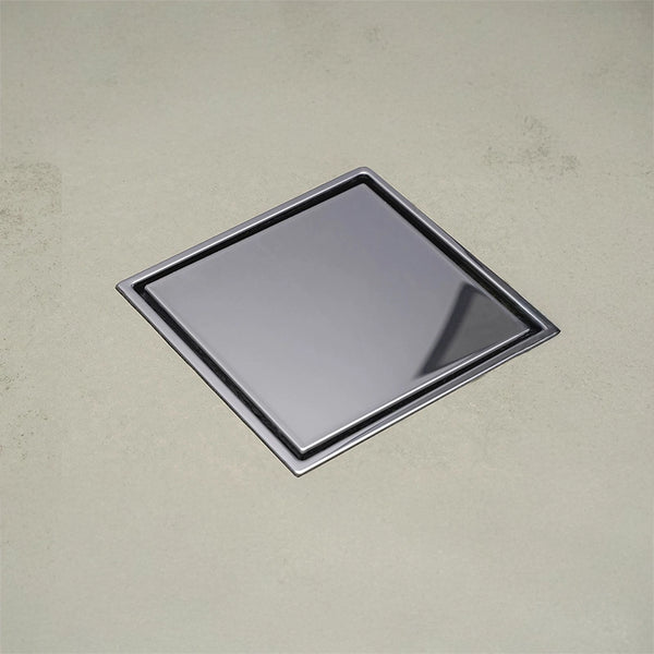 Scarico doccia 15x15 sifone Uscita Dm 50 quadrato cromo