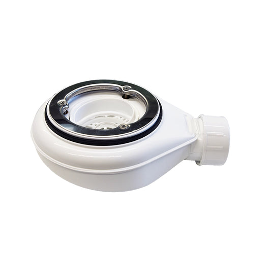 Scarico doccia 90 mm con sifone e filtro raccogli capelli