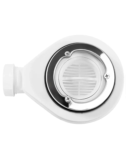 Piletta per Piatti Doccia 90 mm Scarico 40 mm con Sifone e Filtro Raccogli Capelli – vista 2