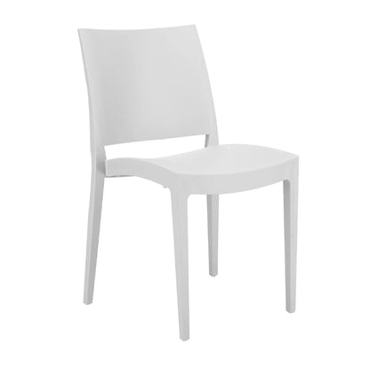 Sedia da esterno impilabile bianco Grandsoleil Trieste