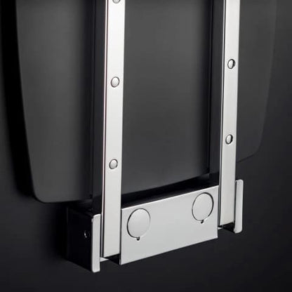 Sedile per box doccia a muro Nero Architect 2900634 Cosmic