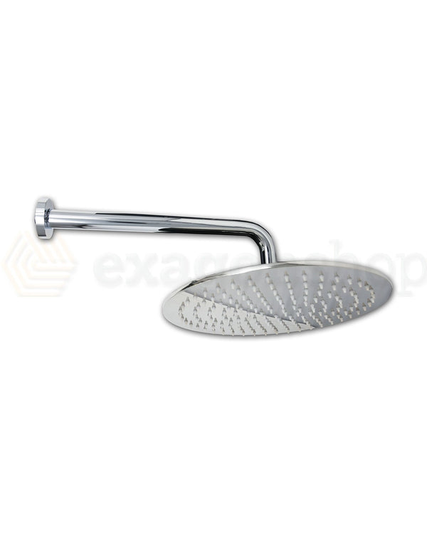 Set miscelatore incasso soffione 30 cm braccio 30 cm doccetta cromo Smart