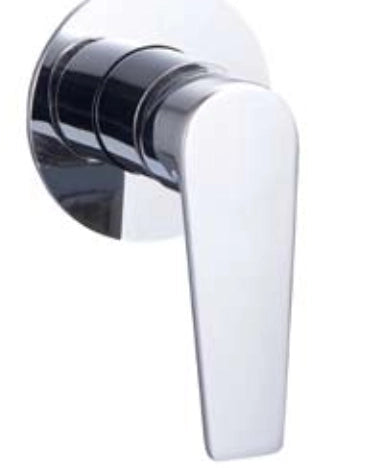 Set miscelatori lavabo alto bidet e doccia 1 via con parte incasso Cromo Bridge