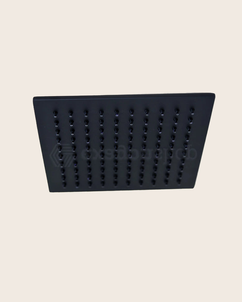Soffione 20x20 doccia Smart quadro nero opaco – vista 2