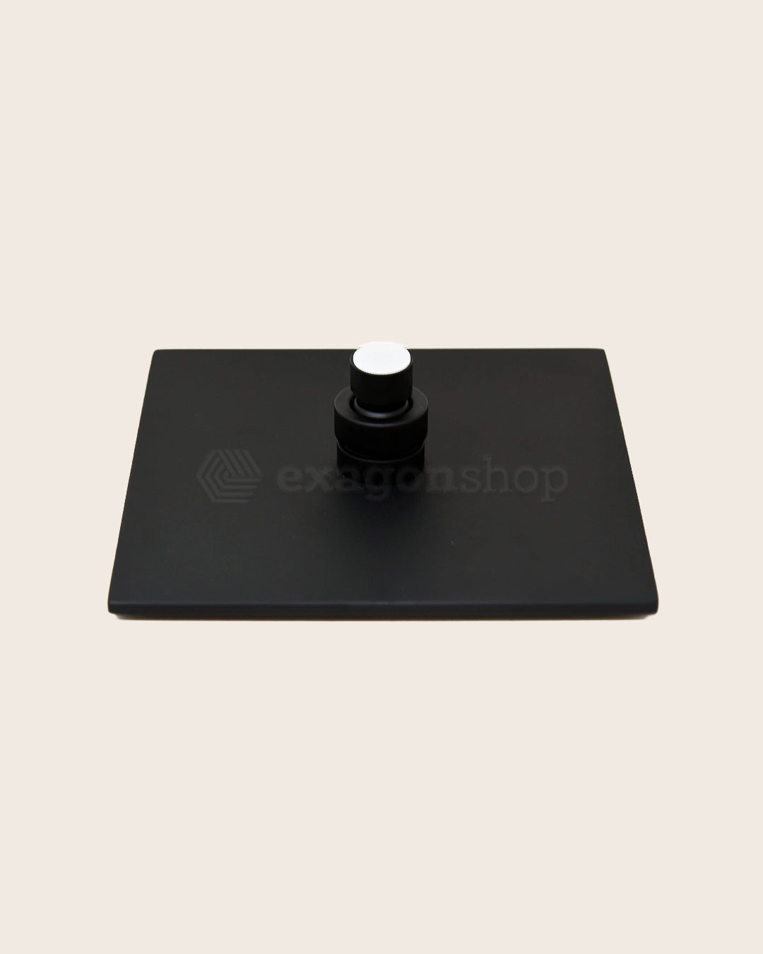 Soffione 20x20 doccia Smart quadro nero opaco – vista 3