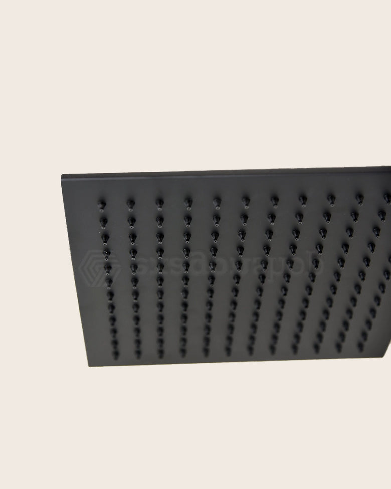 Soffione 25x25 doccia Smart quadro nero opaco – vista 2